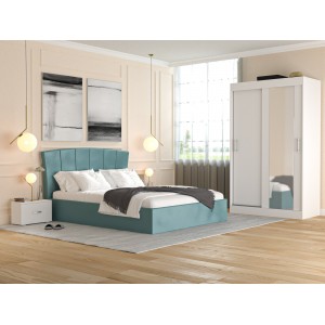 Dormitor Eva turcoaz