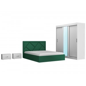 Dormitor Royal Verde Dressing cu oglinda 190 cm