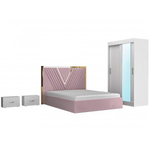 Dormitor Gold Roz Dressing oglinda 120 cm