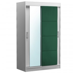 Dressing Bianco alb tapitat verde 120 cm