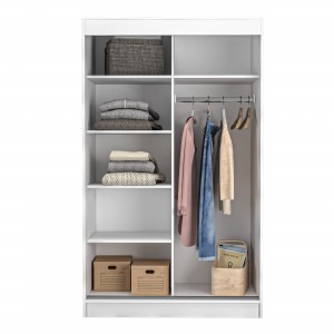 Dressing Bianco alb tapitat roz 120 cm