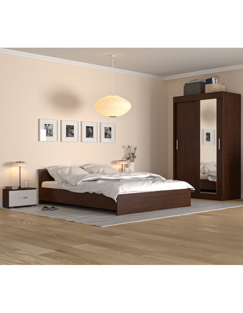 Dormitor Ehome Wenghe Dressing oglinda 120 cm