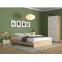 Set Dormitor Wenghe 3 usi cu Comoda Tv+Saltea  Ehome