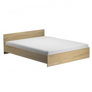 Set Dormitor Sonoma/alb 3 usi cu Comoda Tv +Saltea Ehome