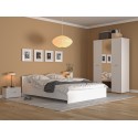 Dormitor Alb 4 usi +Oglinda Ehome