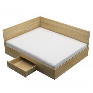 Pat Sonoma de colt cu sertar Ehome