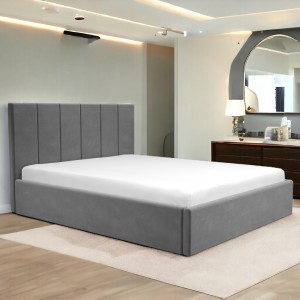 Oferta! Pat tapitat Tub+Saltea 160x200 cm