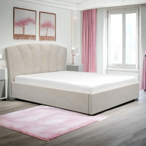 Oferta!Pat tapitat Eva+Saltea 160x200 cm