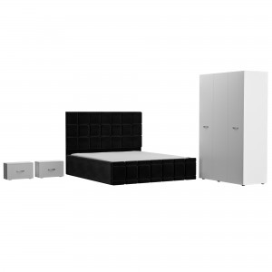 Dormitor Regal negru